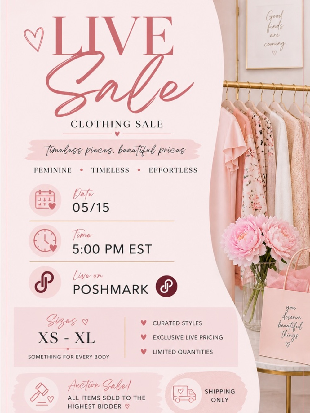 💖Live Clothing Sale💖